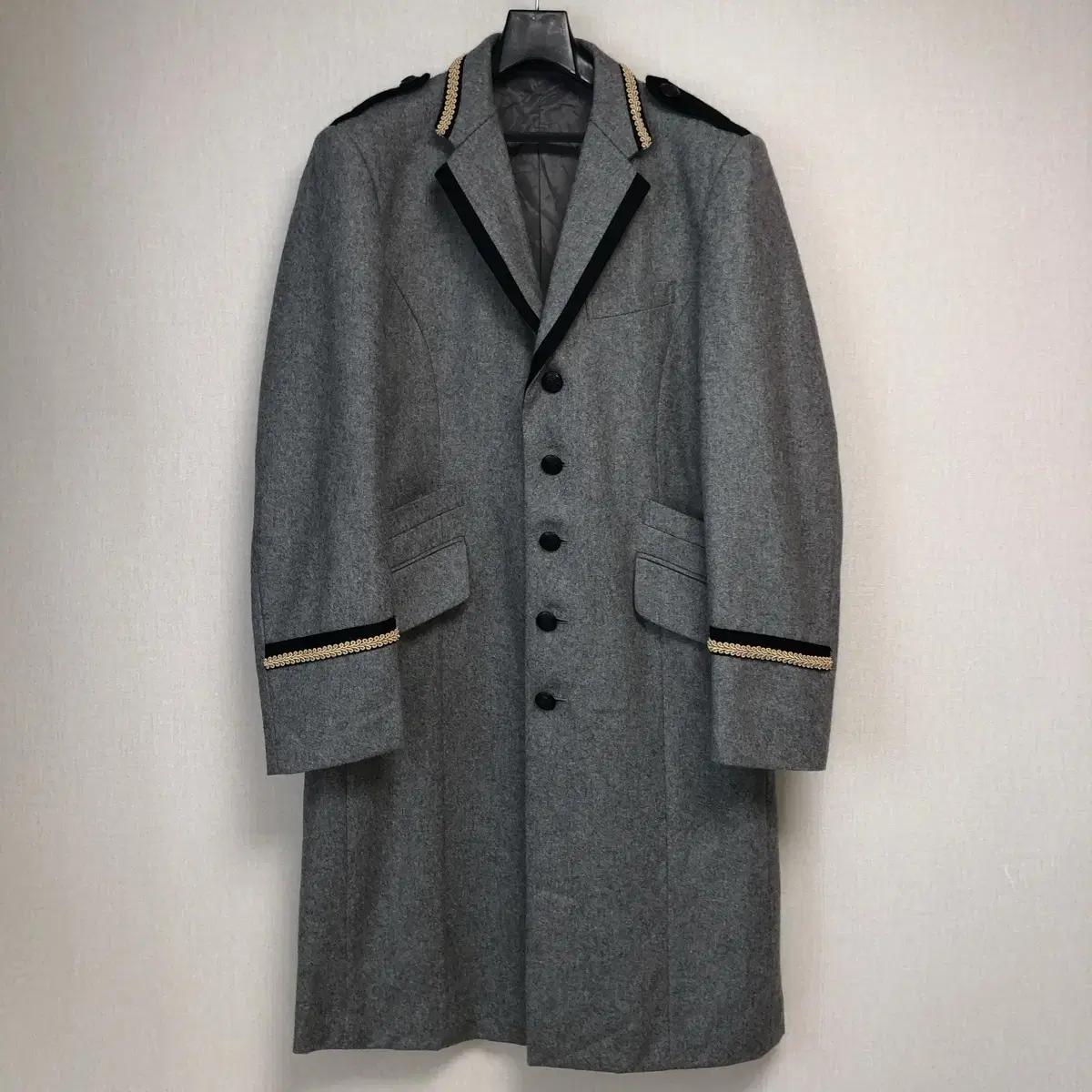 Classic Gray Officer's Coat (M)