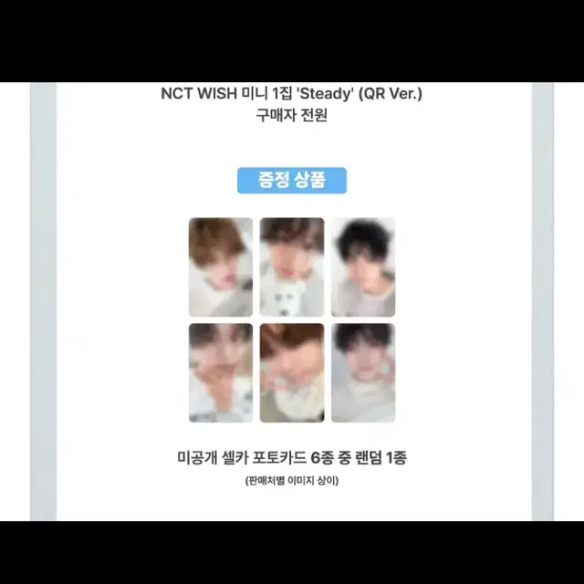 엔시티 위시 스테디 럭드 사웨 위드뮤 분철