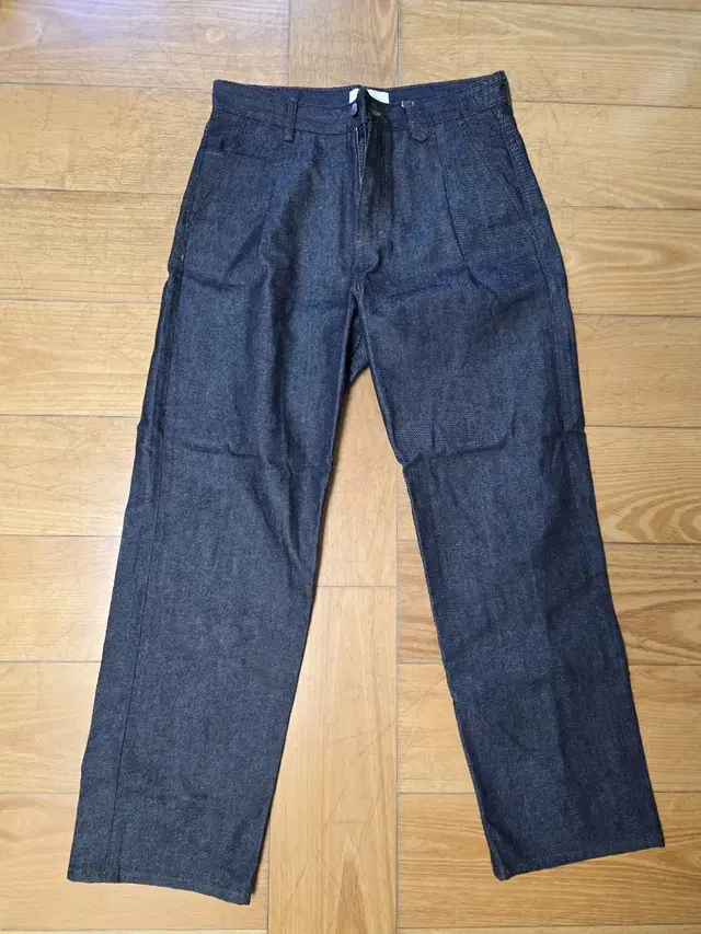 포트너스 One Tuck Wide Indigo Jeans L