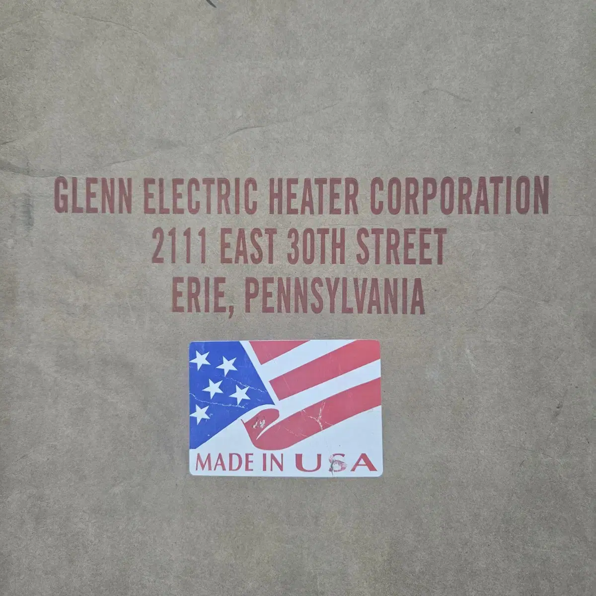 GLENN ELECTRIC HEATER CORP 살균 SinkTank 수