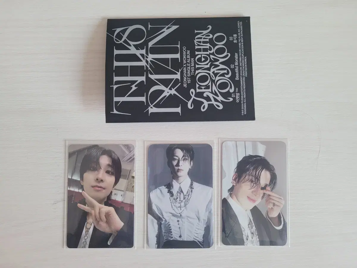 Seventeen wonwoo Beel Maestro kit photocard Disman Weverse Vahn Sold in bulk.