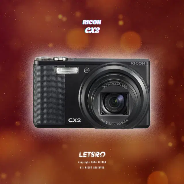 리코 Ricoh CX2 블랙 빈티지 레트로 디카 카메라