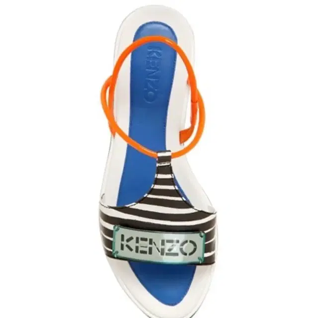 KENZO 겐조 엠보스트 샌들 230mm