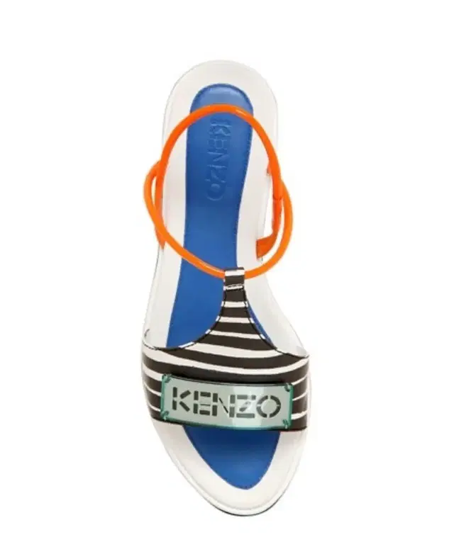 KENZO 겐조 엠보스트 샌들 230mm