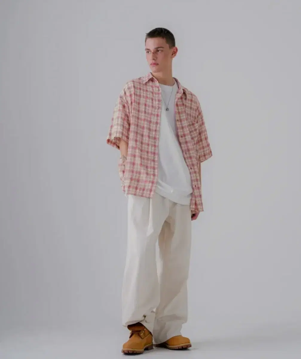 Ezkaton short sleeve check shirt.