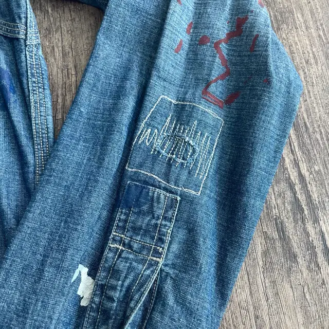 [S] Ralph Lauren Damaged DENIM SHIRTS