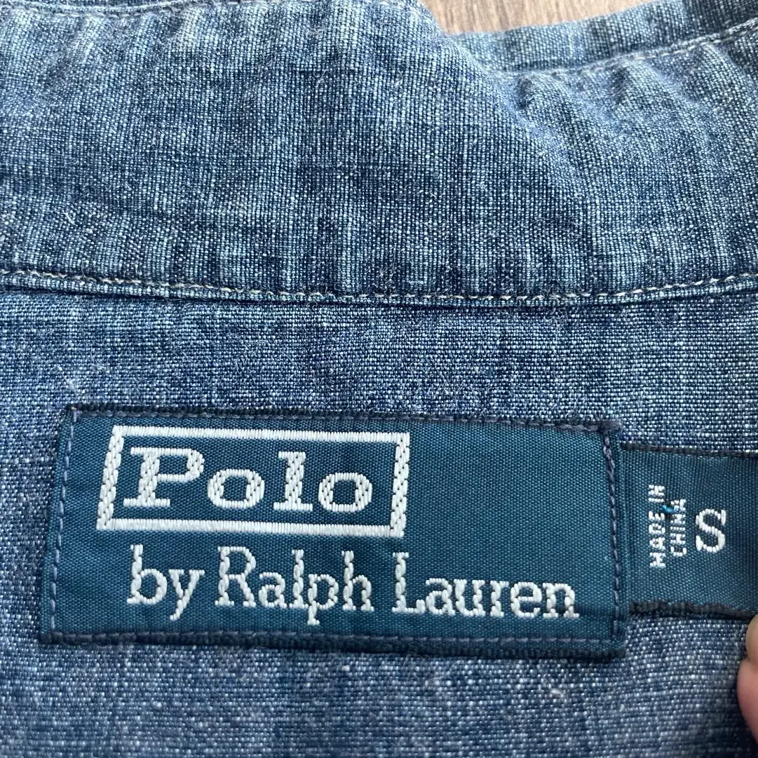 [S] Ralph Lauren Damaged DENIM SHIRTS