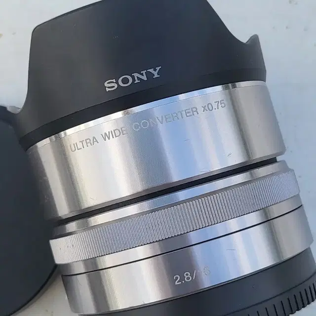 소니 sel16f28 + vcl-ecu1 광각어댑터 16mm f2.8