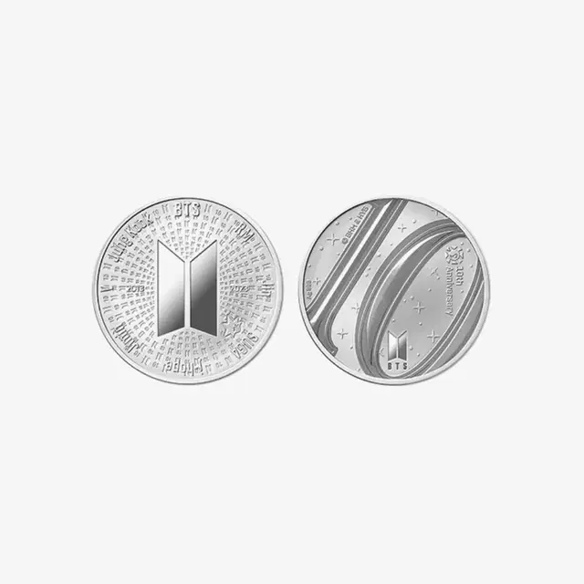 BTS Medal  방탄 메달 Silver 1/2oz