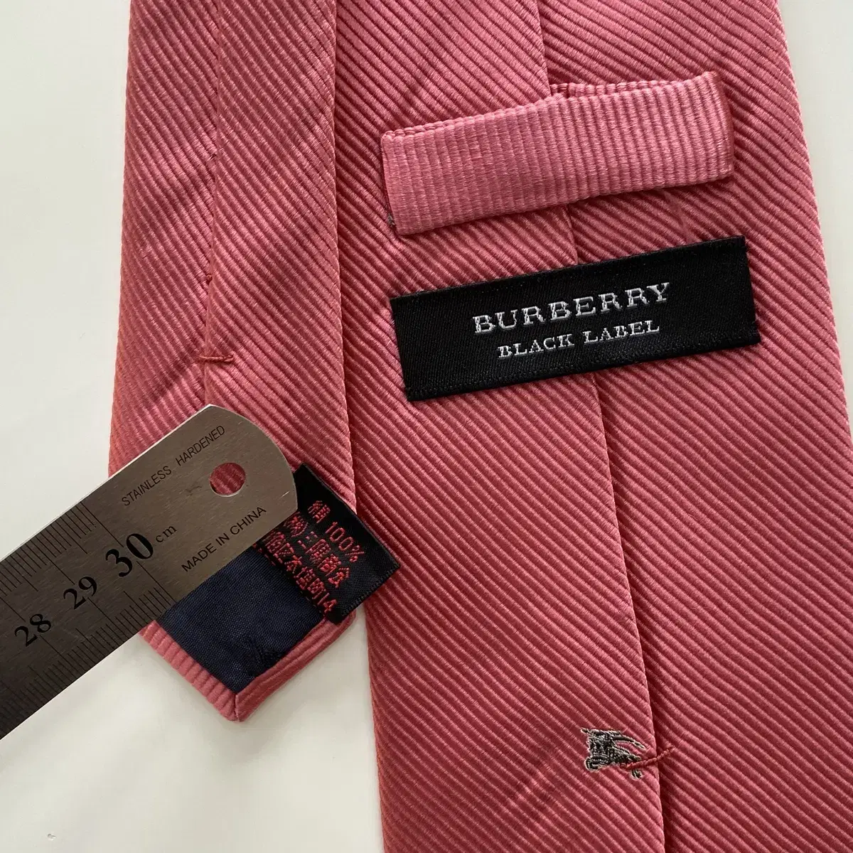 버버리 블랙라벨 심플로고  명품 정품 넥타이 (Burberry