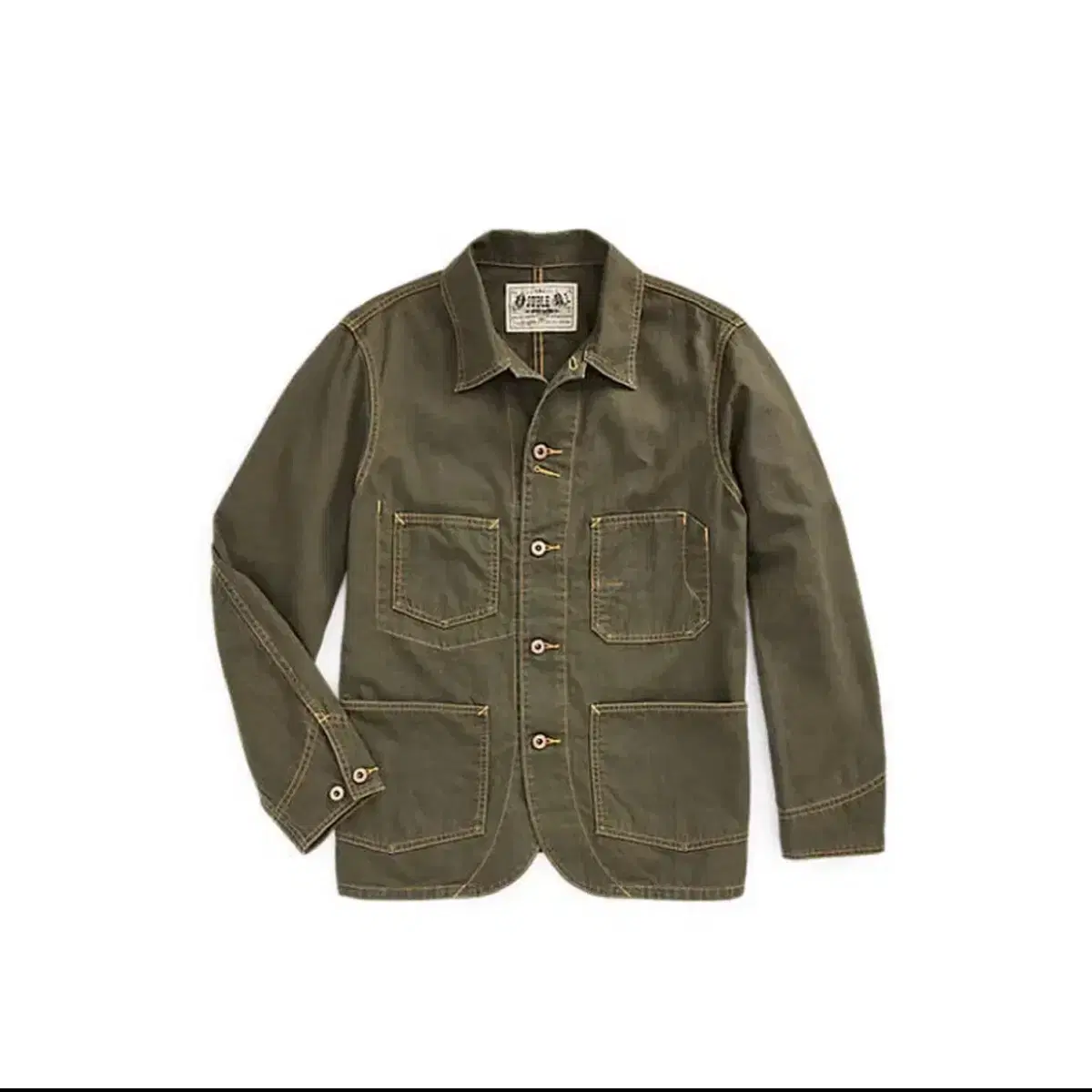 [42% Off] RRL Linen Cotton Herringbone Jacket Double L New