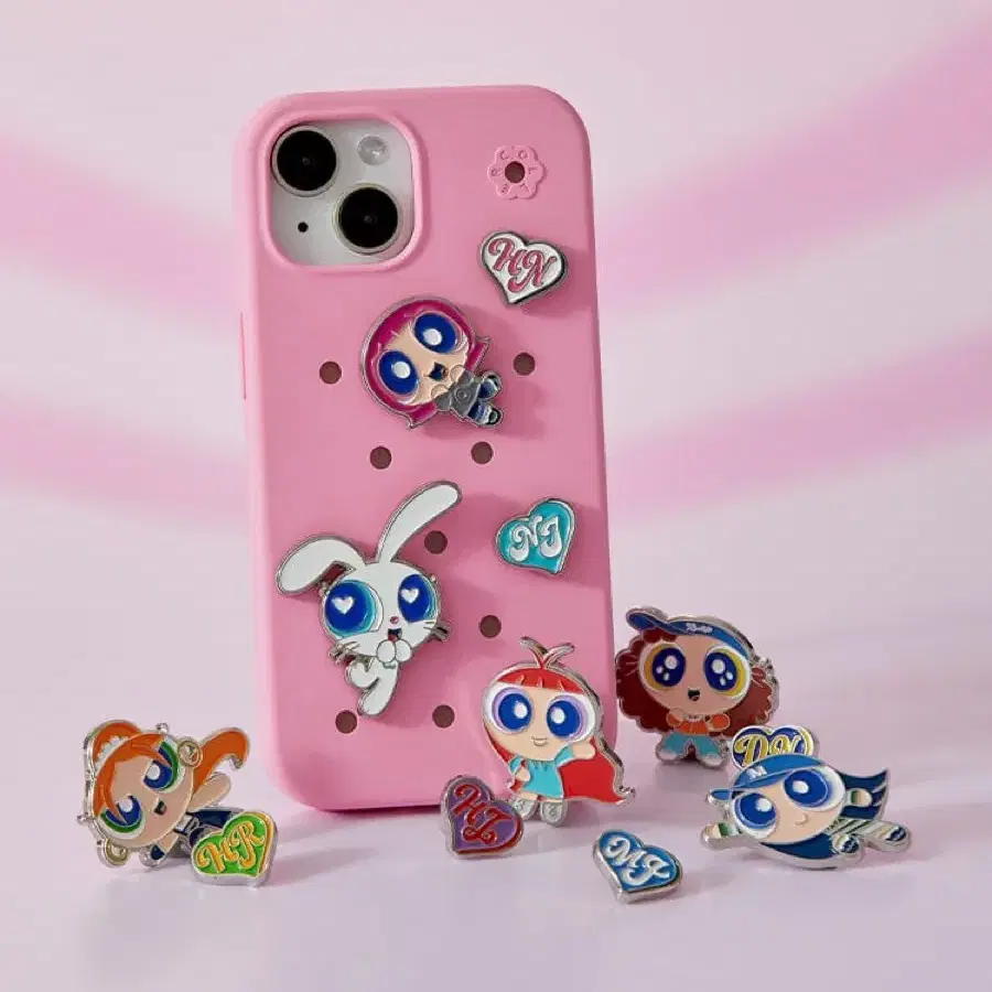 뉴진스 POWERPUFF GIRLS 메탈 스티콘