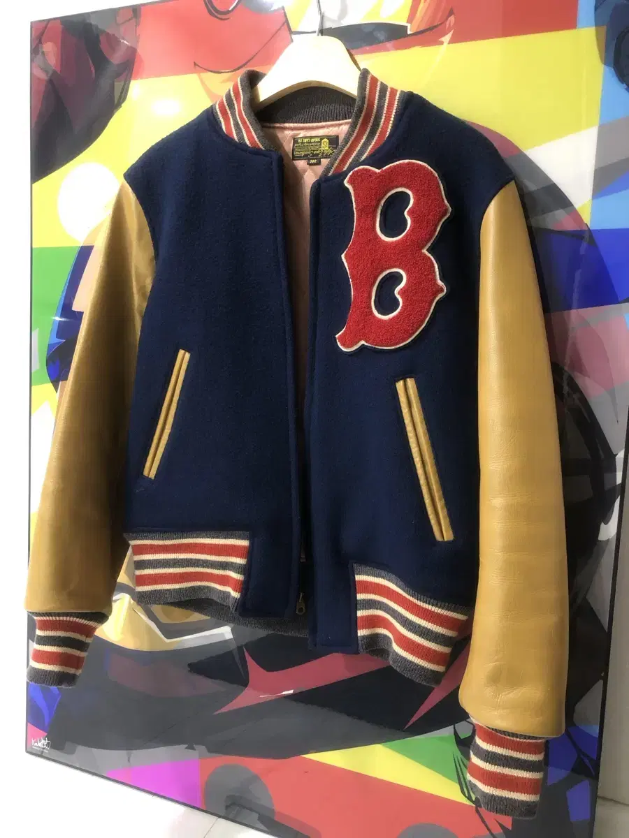 suga cane varsity jacket size 38r (domestic 95) sell!!!