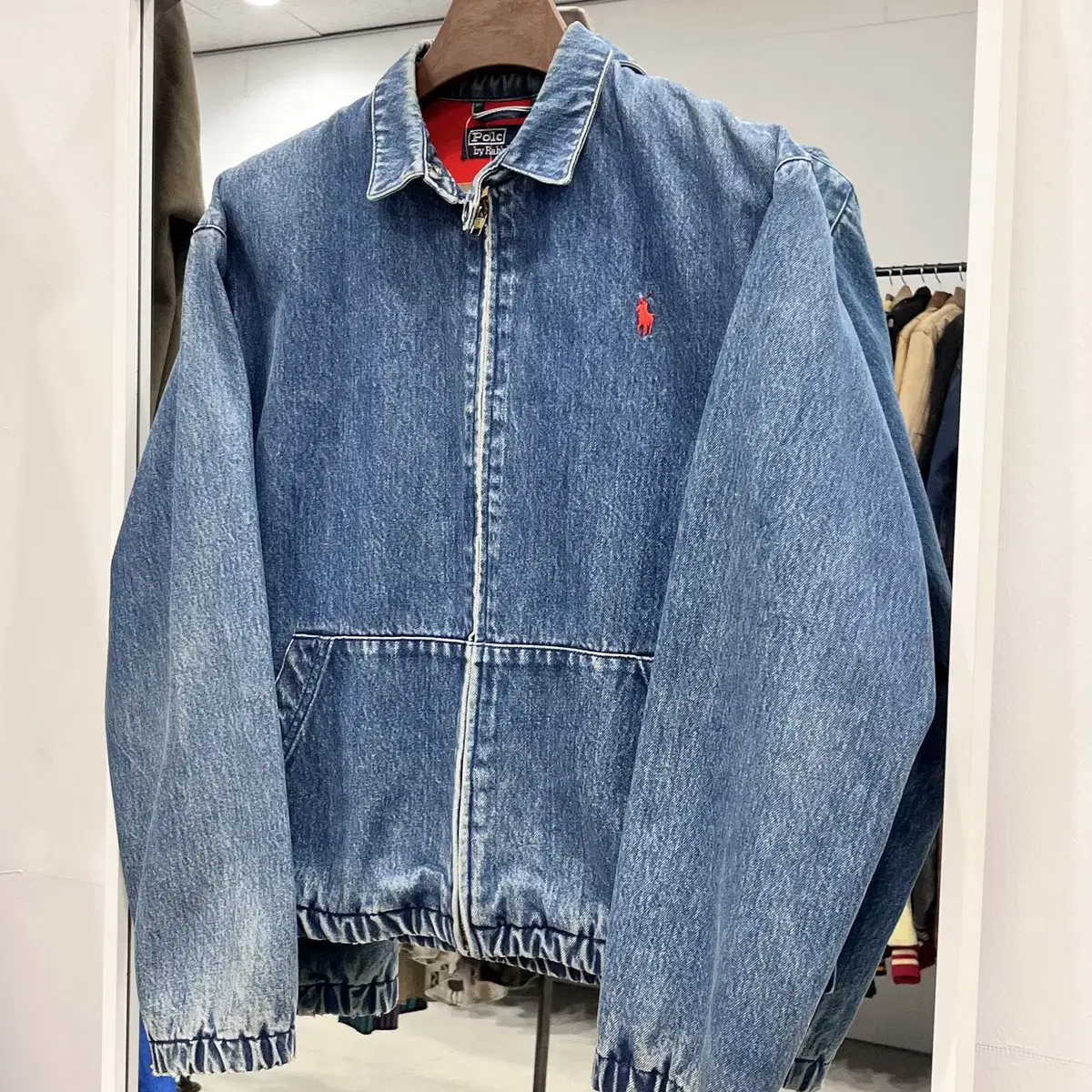 90s Polo ralph lauren 폴로 랄프로렌 데님 스윙탑 자켓