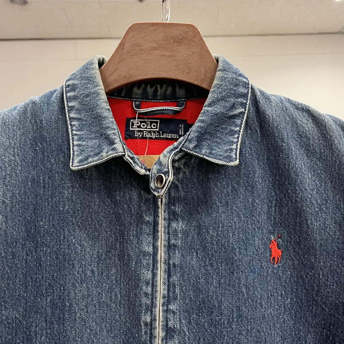 90s Polo ralph lauren 폴로 랄프로렌 데님 스윙탑 자켓