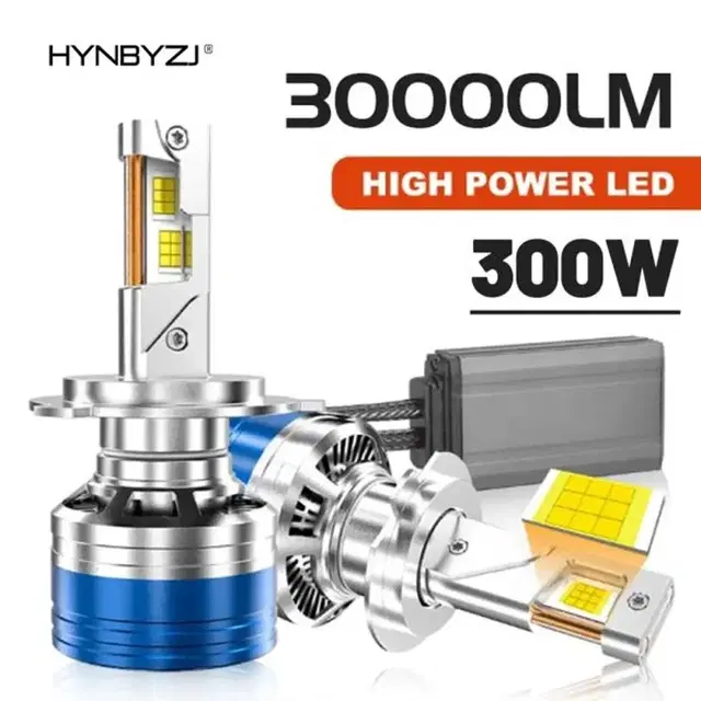 HYNBYZJ H7 LED 헤드라이트 8580 CSP칩 터보 안개등 전구