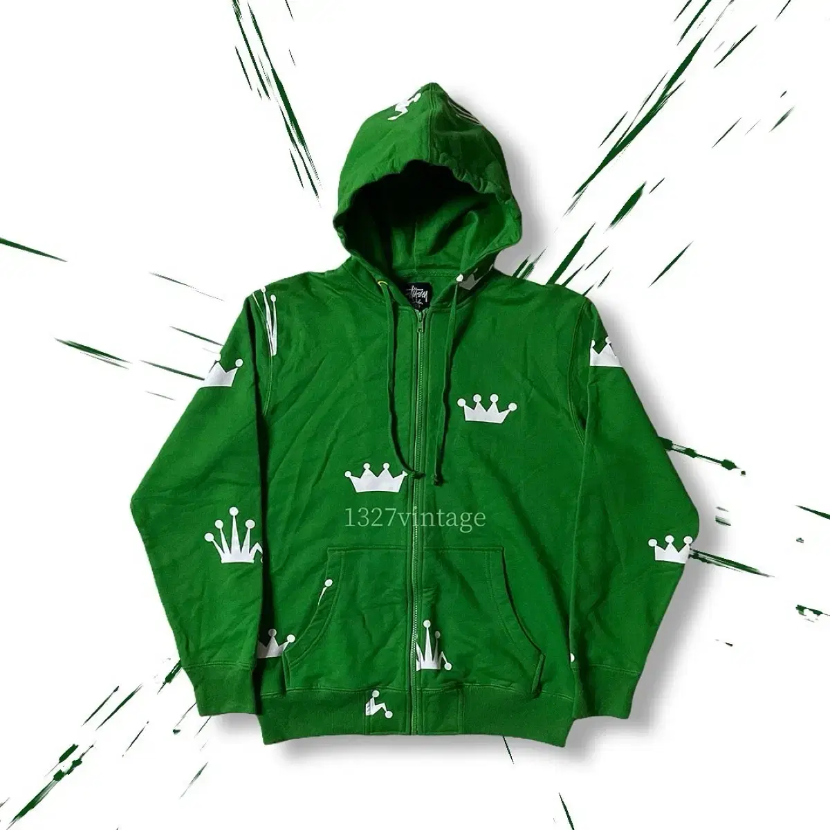 Stussy Crown Hooded Zip Up