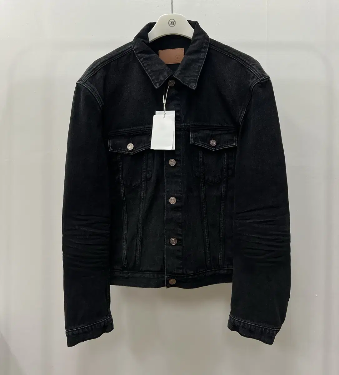 Recto 24FW Vincent Denim Tucker Jacket Black