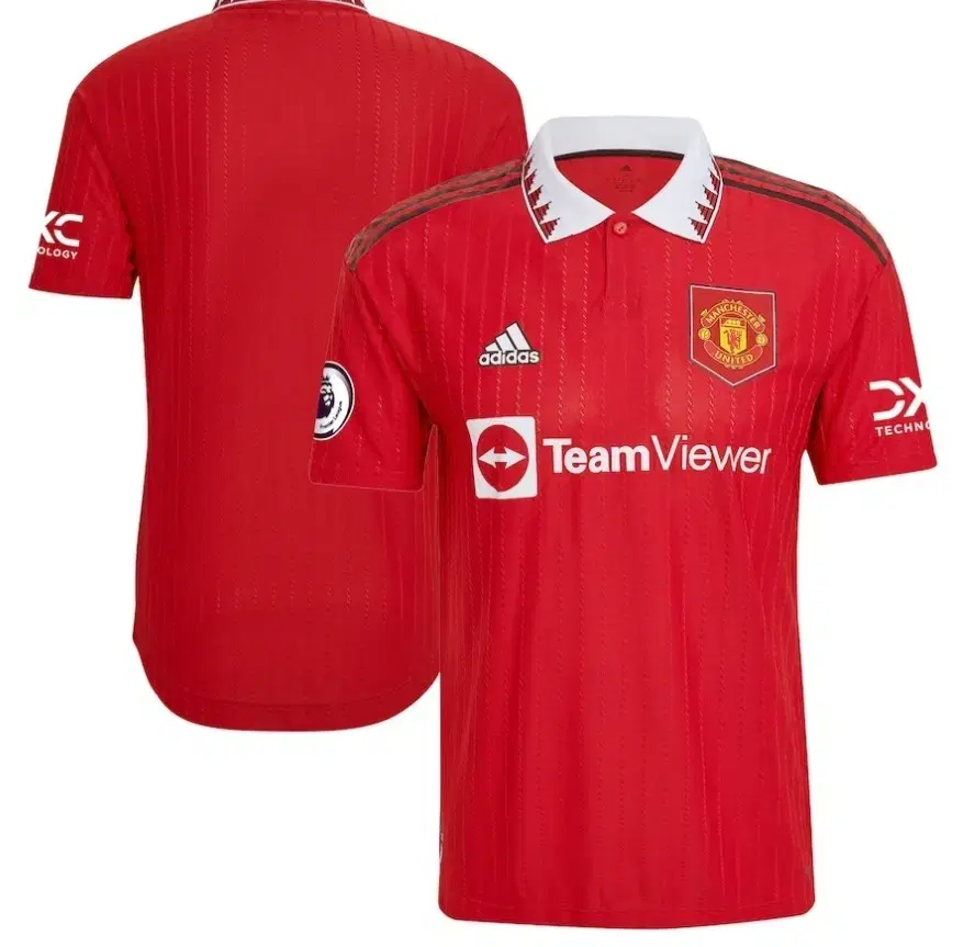 [XL]22-23 Man Utd Authentic Home Shirt with No Markings