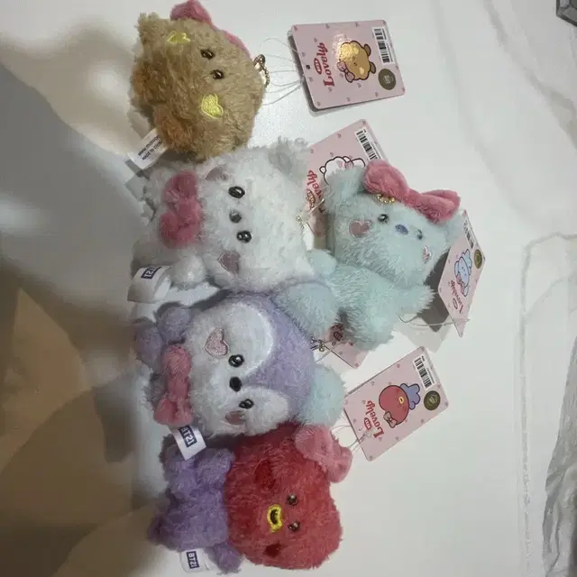 Bt21 lovely keyring 러블리키링 mang RJ TATA