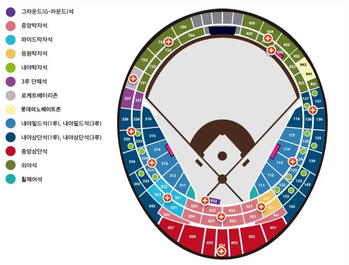 28 롯데 기아 57 중앙상단석 양도