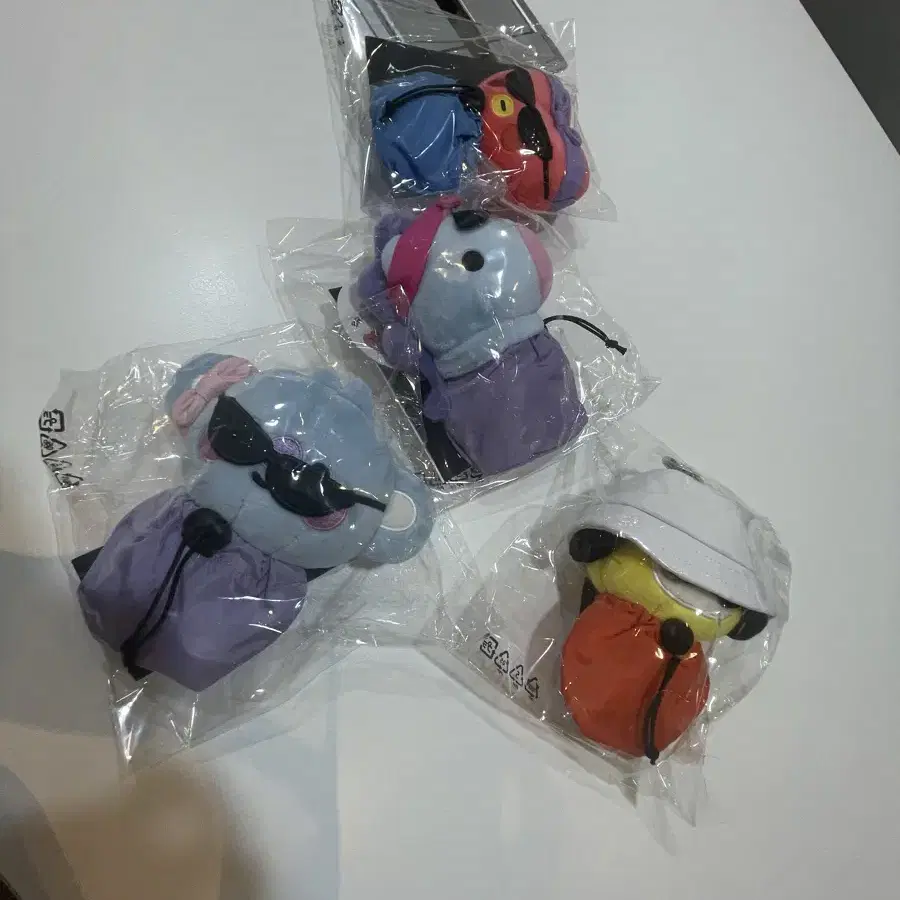 BT21 traveler plush keyring