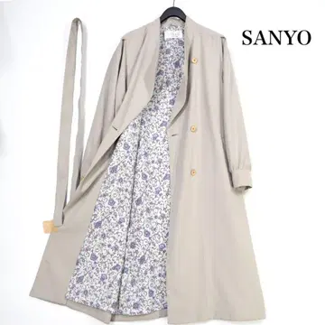 SANYO SANYO 롱 코트 안감 꽃무늬