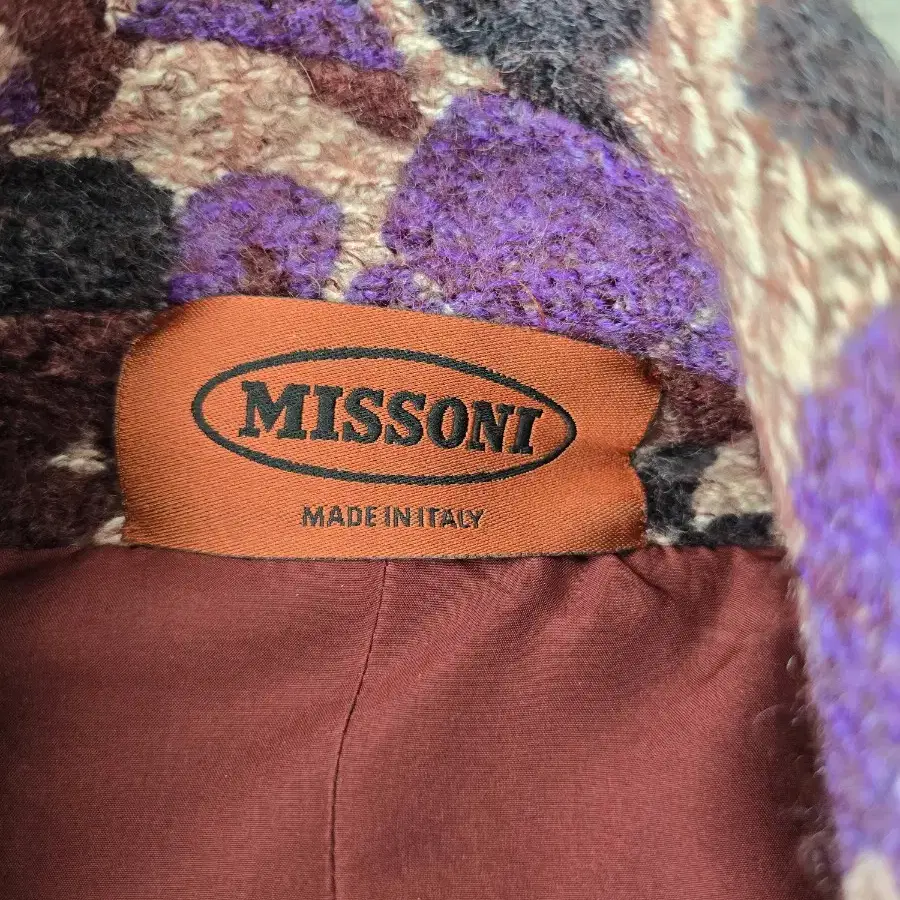 정품 이태리 미쏘니 MISSONI 울 자켓 66