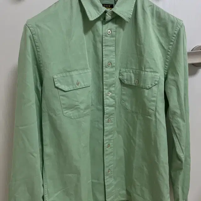 리바이스빈티지클로딩 lvc tab twill shirt green M