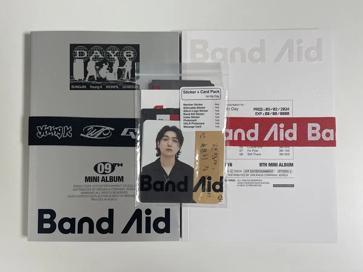 DAY6 'Band Aid' unsealed album Sungjin set