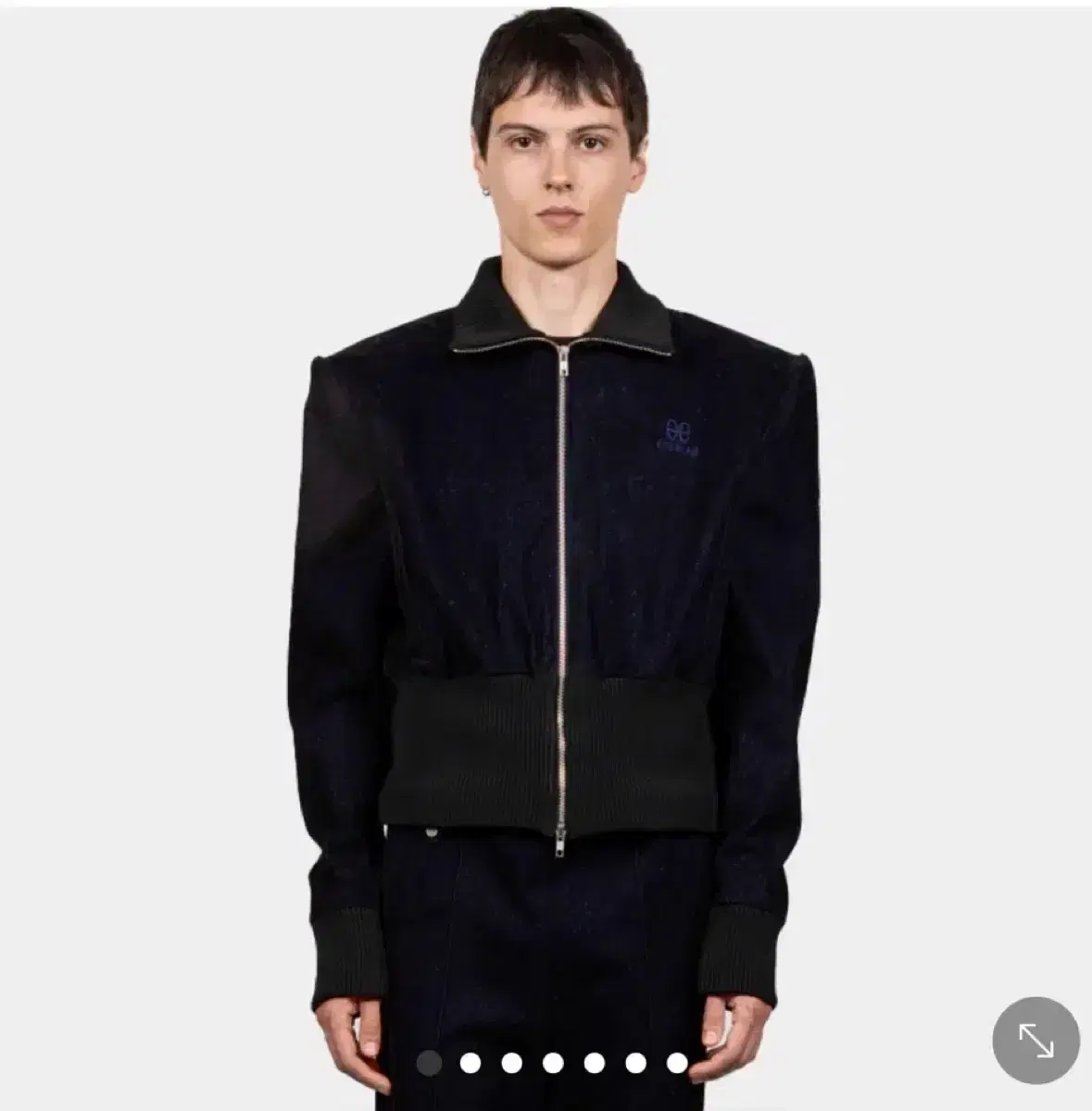 (XL)EgonLab Tailored Track Jacket Black/Navy