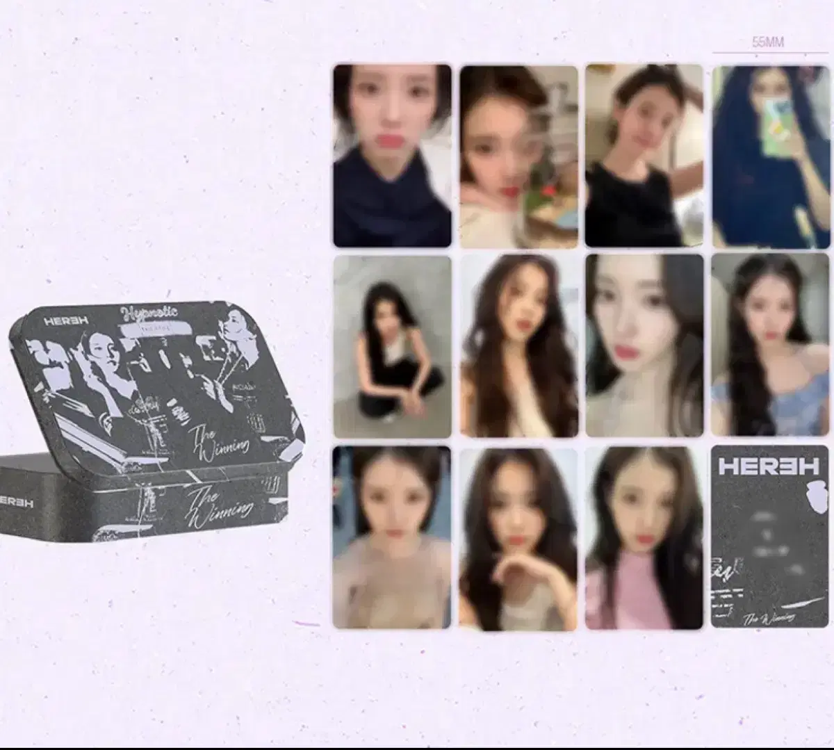 DUMBOMB_UNSEALED]IU IU's Warming Photocard Set Tin Case