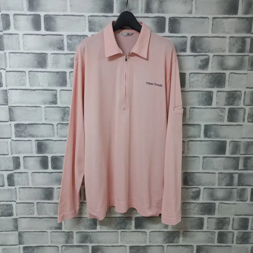 9-26/Hillcreek Pink Vahn Zip-up T-Shirt Men