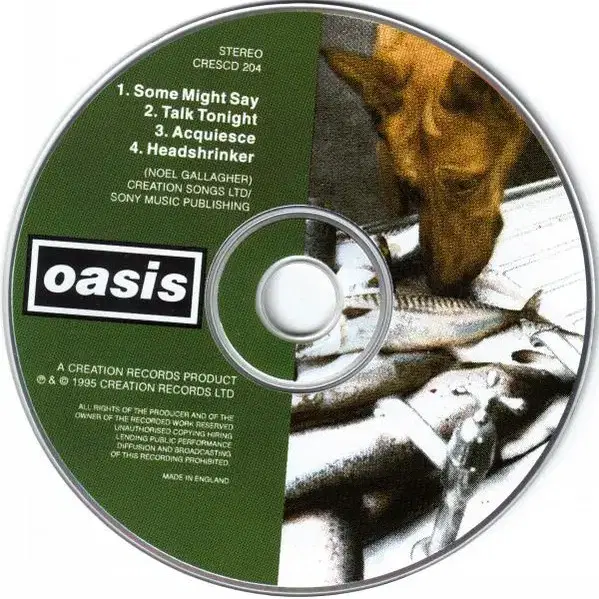 Oasis - Some Might Say (싱글CD) 영국반 초판 EX-