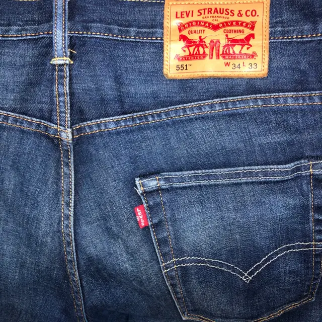 Levi's 551 스트레이트 핏 데님 팬츠 (W34, L33)