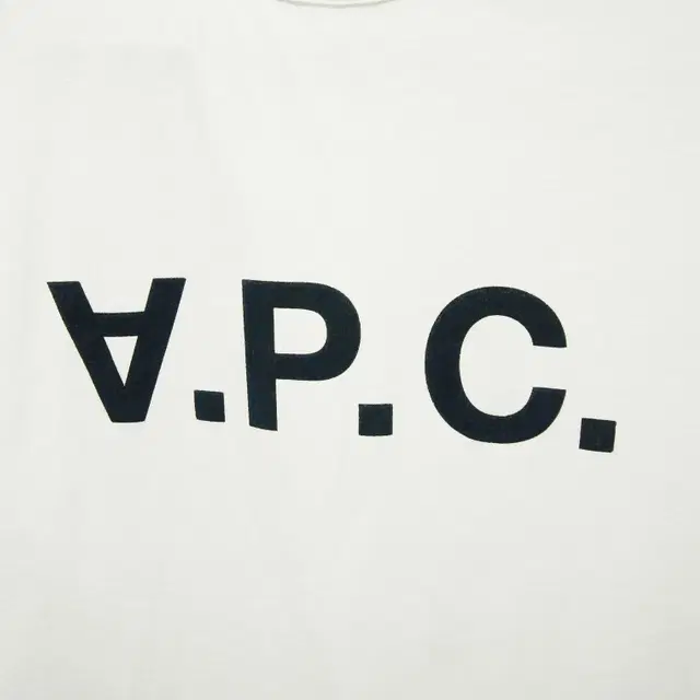 A.P.C 아페쎄 빅로고 라운드 티셔츠 남성100