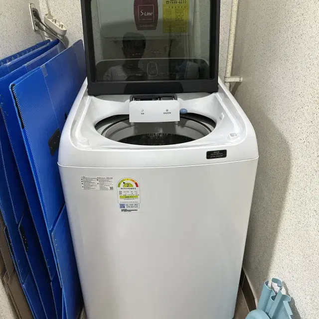 삼성 그랑데 세탁기 16kg 버블 화이트 팝니다 (WA16A6354BW)