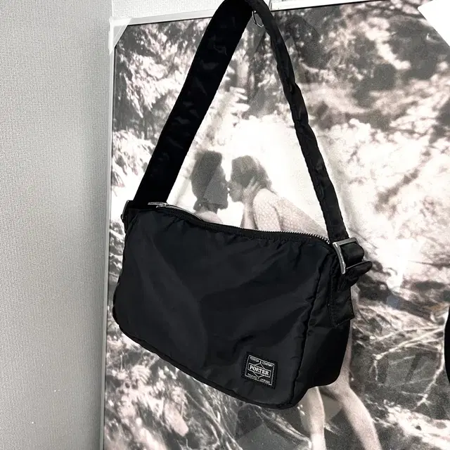 HEAD PORTER - SHOULDER BAG(Black) 포터 숄더백