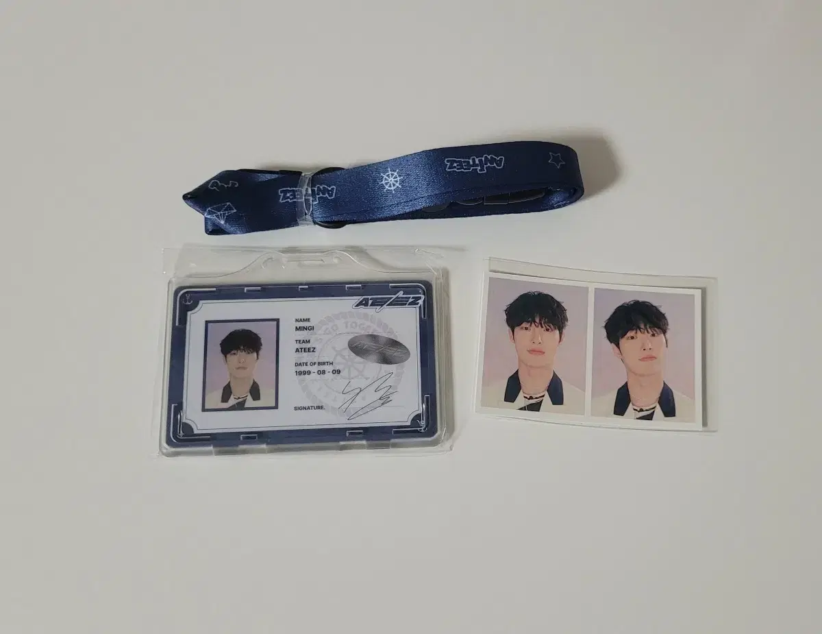 ateez mingi ID kard set wts