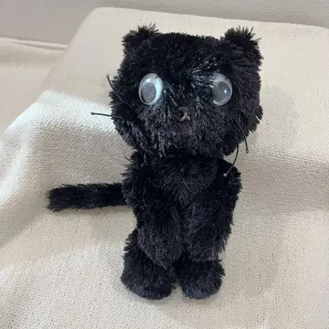 sekiguchi 세키구치 고양이 검은 고양이 봉제 인형 레트로