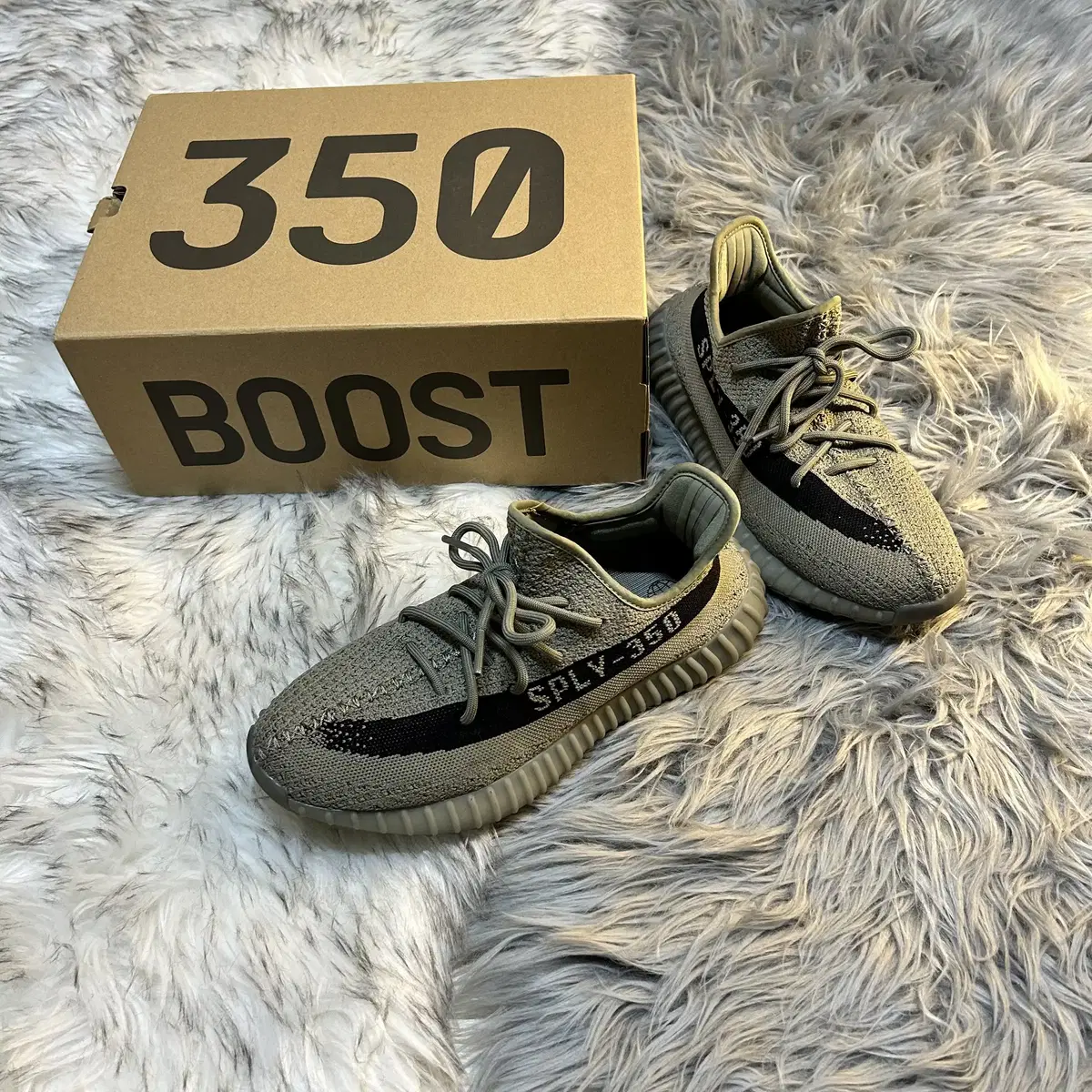 Adidas e.ji Boost 350 V2 Granite Core Black (265mm)