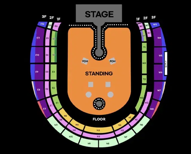 <VlP패키지> 콜드플레이 Coldplay 내한 콘서트 2/4/6/8연석