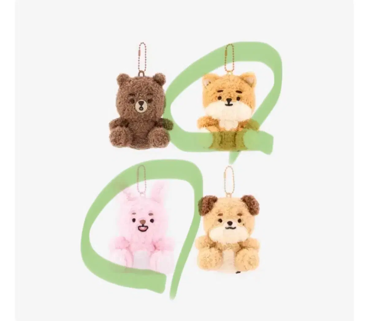 Day 6 Denimals Petite Mulz Sitting Version Sitting Mulz Doll Keyring WTS