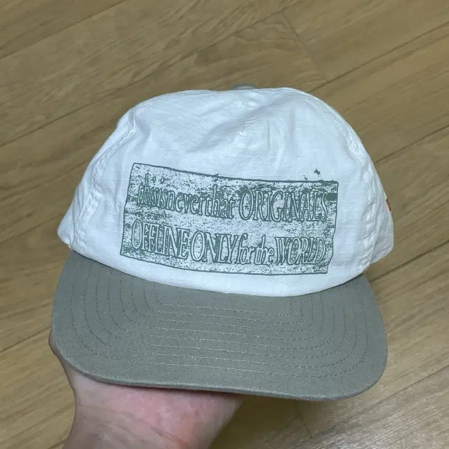 디스이즈네버댓 Mural Trucker Cap White