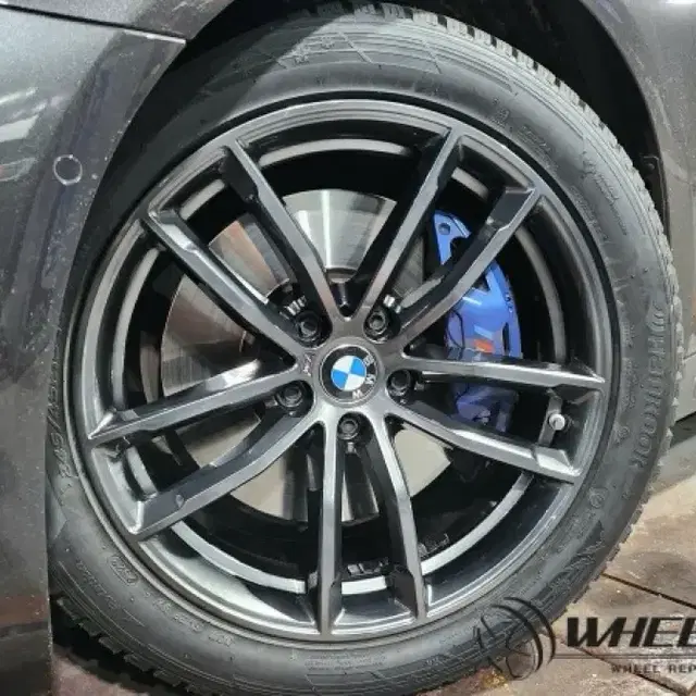 BMW 662M 휠 + 윈터타이어 + TPMS + 휠캡 1대분 팝니다