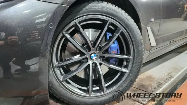 BMW 662M 휠 + 윈터타이어 + TPMS + 휠캡 1대분 팝니다