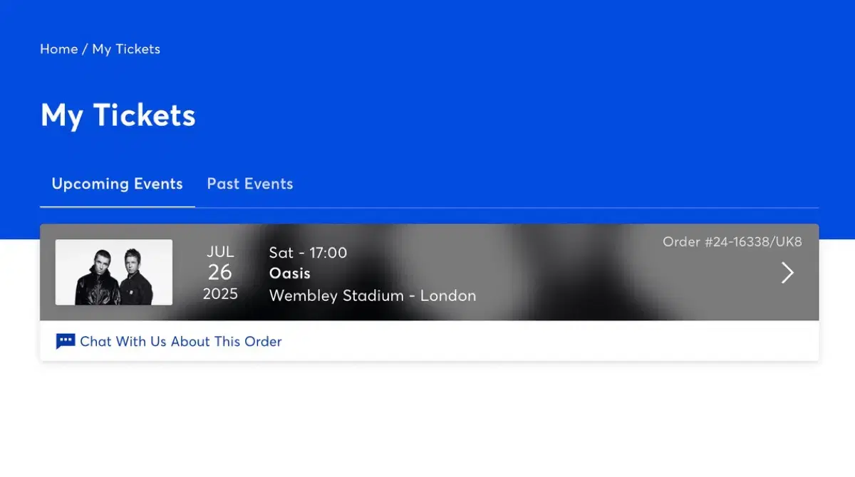 Oasis Wimbledon 7/26 seats for sale for 3 days