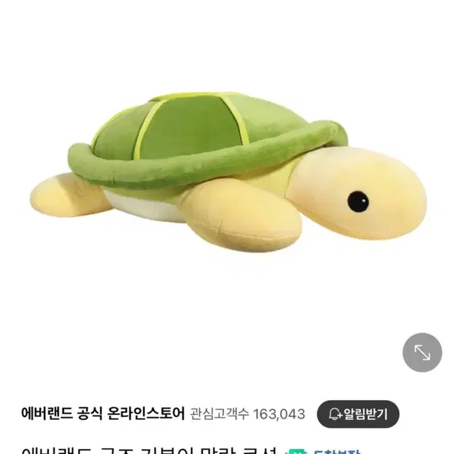 에버랜드 거북이 인형