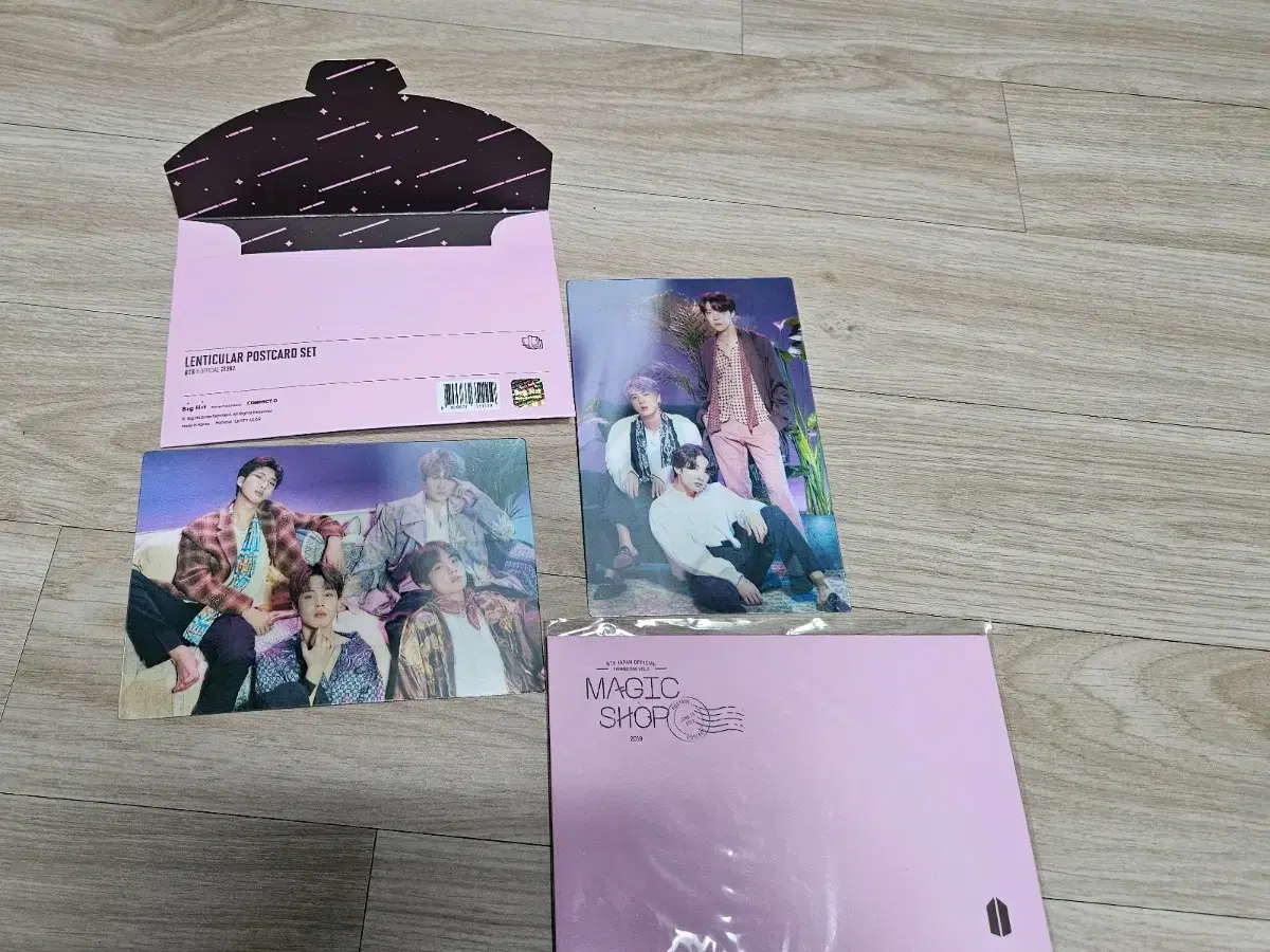 BTS Japan Magic Shop lenticular Postcard Set