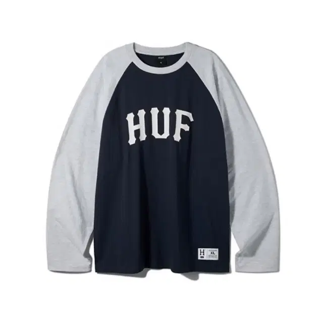 Huf 아치 로고 RAGLAN 롱슬리브